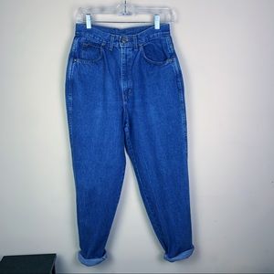 Vintage Chic Super High Waisted Straight Leg Jeans Size 12 Y2K